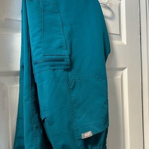 Figs Pacific Blue Straight Leg Pants